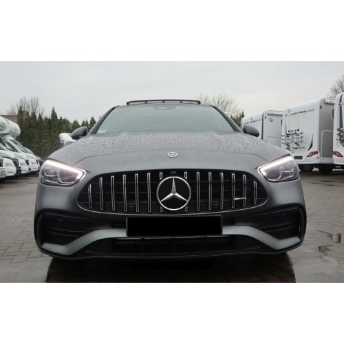 Εμπρόσθια μάσκα Panamericana 360º AMG look για Mercedes-Benz C-Class (W206) Χρώμιο/ Μαύρο Εμπρόσθια μάσκα Panamericana 360º AMG look για Mercedes-Benz C-Class (W206) Χρώμιο/ Μαύρο